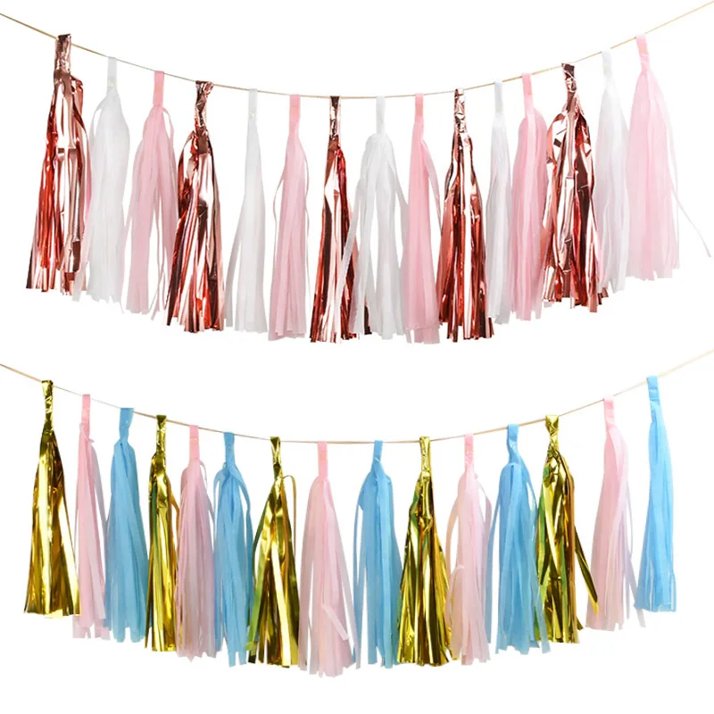 15pcs(3pack) 12*35cm Tissue Paper Tassels Garland Wedding Decoration Birthday Baby Shower Party Home Paper Craft Supplies
15pcs(3pack) 12*35cm Tissue Paper Tassels Garland Wedding Decoration Birthday Baby Shower Party Home Paper Craft Supplies
