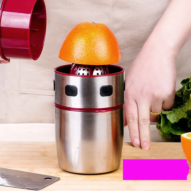 Powerful Stainless Steel Orange Juicer Portable Mini Manual Lid Rotation Citrus Juicer Orange Kitchen Fruit Tools Juice Squeezer
Powerful Stainless Steel Orange Juicer Portable Mini Manual Lid Rotation Citrus Juicer Orange Kitchen Fruit Tools Juice Squeezer