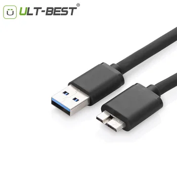 ULT-Best Micro USB 3.0 Cable Data Sync USB 3.0 Cables for External Hard Disk HDD SSD
ULT-Best Micro USB 3.0 Cable Data Sync USB 3.0 Cables for External Hard Disk HDD SSD