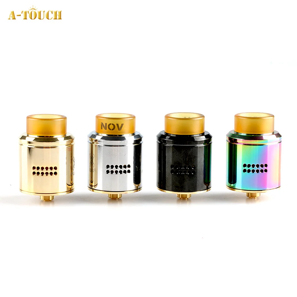 Original A-touch Pulesi Nov Screwless RDA Screwless Rebuildable Dripping Tank with 810 PEI Drip Tip for E cig Box Mod
Original A-touch Pulesi Nov Screwless RDA Screwless Rebuildable Dripping Tank with 810 PEI Drip Tip for E cig Box Mod