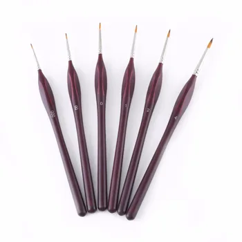 6pcs Professional Wooden Handle Artist Detail Paint Brushes Outline Painting Set For Craft Tool
6pcs Professional Wooden Handle Artist Detail Paint Brushes Outline Painting Set For Craft Tool