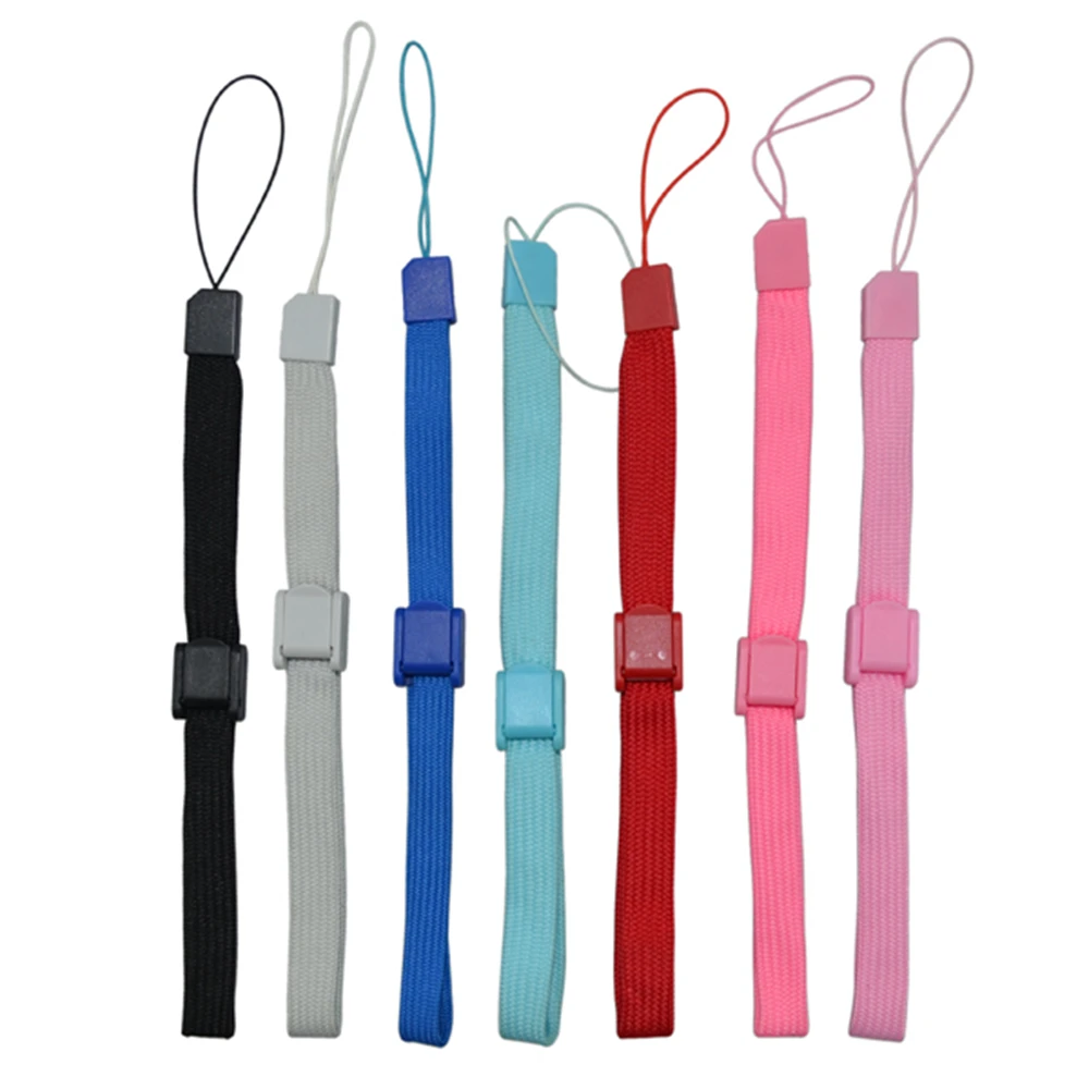 

10 PCS a lot For Nintendo for Wii PSP Wrist Hand Strap Camera Phone MP4 Strap mobile phone lanyard rope Adjustable Hand rope