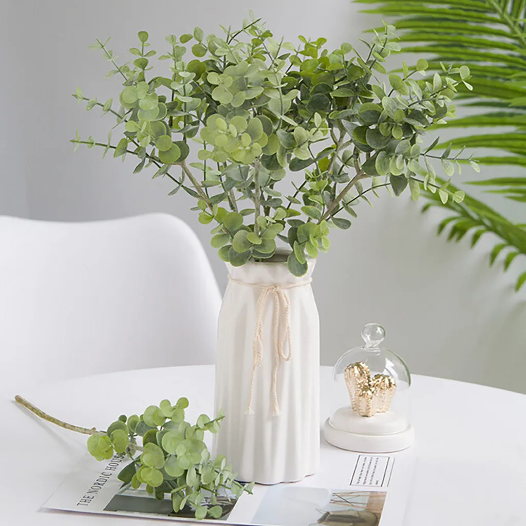 2019 Ins Nordic Wind Simulation Flower Green Plant Eucalyptus Leaf Wedding Decoration plantas artificiales para decoracion
2019 Ins Nordic Wind Simulation Flower Green Plant Eucalyptus Leaf Wedding Decoration plantas artificiales para decoracion