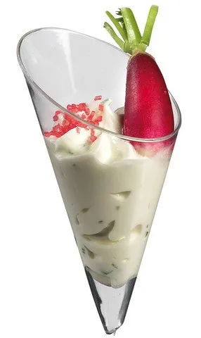 Promotion - Party Wedding Festival Suppliers Reusable Tableware Dessert/Ice Cream/Cocktail Mini Cone 45ml, 20/Pack
Promotion - Party Wedding Festival Suppliers Reusable Tableware Dessert/Ice Cream/Cocktail Mini Cone 45ml, 20/Pack