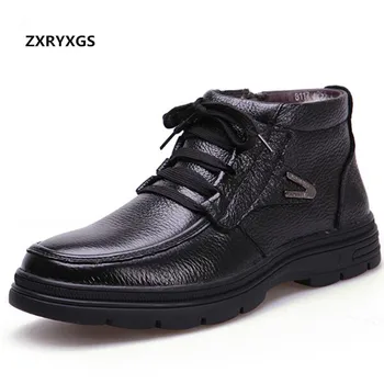 ZXRYXGS Brand Boots Men Winter Shoes 2019 New Thicken Wool Winter Boots Warm Shoes Casual Cow Leather Shoes Men Boots Snow Boots
ZXRYXGS Brand Boots Men Winter Shoes 2019 New Thicken Wool Winter Boots Warm Shoes Casual Cow Leather Shoes Men Boots Snow Boots