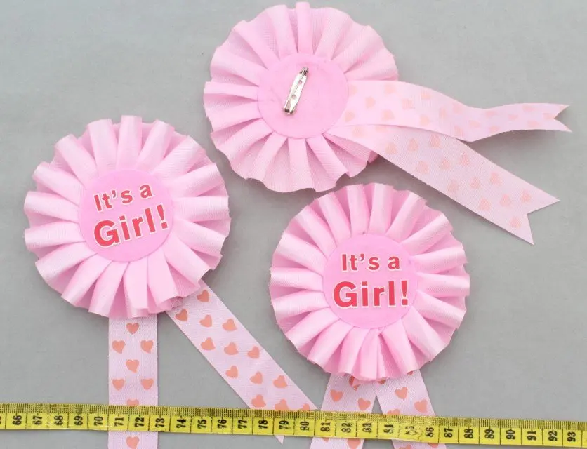 set of 15pcs handmade Satin Ribbon Fabric Badge for new baby/mom/dad applique brooch it's a Girl
set of 15pcs handmade Satin Ribbon Fabric Badge for new baby/mom/dad applique brooch it's a Girl