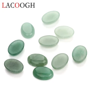 Wholesale Bulk 10pcs 10*14 13*18mm Oval Flat back Green Aventurine Cabochons Beads Natural Stone Beads for DIY Jewelry Findings
Wholesale Bulk 10pcs 10*14 13*18mm Oval Flat back Green Aventurine Cabochons Beads Natural Stone Beads for DIY Jewelry Findings