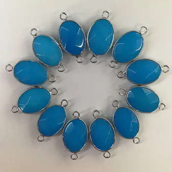 fashion12pcs Drops water section blue natural Stone Silver color plating metal connectors pendant Necklace for jewelry making
fashion12pcs Drops water section blue natural Stone Silver color plating metal connectors pendant Necklace for jewelry making