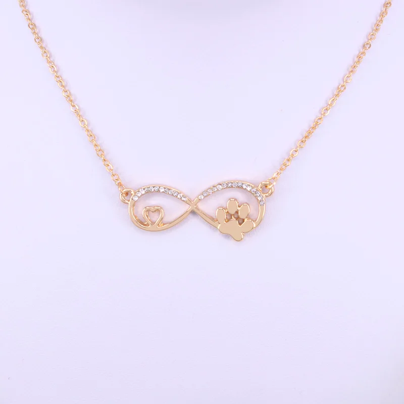 hzew Dog pawer claws heart eight shape pendant necklace two colors cute necklaces gift
hzew Dog pawer claws heart eight shape pendant necklace two colors cute necklaces gift