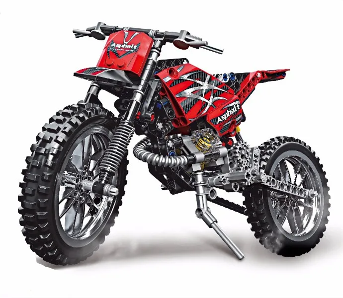 Technic City Moto Cross Bike Строительные блоки Набор кирпичей классическая модель детские