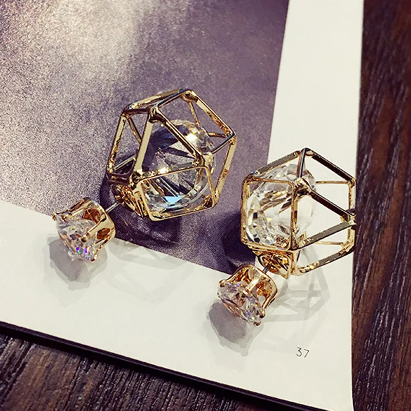 2018 The Latest Fashion Simple Geometric Imitation Crystal Earrings Alloy Hollow Rivets Jewelry Designer Female Earrings
2018 The Latest Fashion Simple Geometric Imitation Crystal Earrings Alloy Hollow Rivets Jewelry Designer Female Earrings