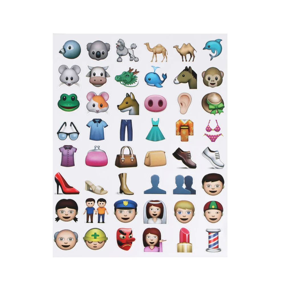 2 Sheets Random Style Fashion Lovely Emoji Smile Face Shape Vinyl Sticker 48 Stickers/sheet Phone Laptop Notebook Decor Crafts
2 Sheets Random Style Fashion Lovely Emoji Smile Face Shape Vinyl Sticker 48 Stickers/sheet Phone Laptop Notebook Decor Crafts