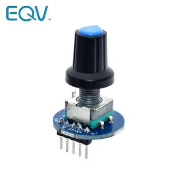 Rotary Encoder Module for Arduino Brick Sensor Development Round Audio Rotating Potentiometer Knob Cap EC11
Rotary Encoder Module for Arduino Brick Sensor Development Round Audio Rotating Potentiometer Knob Cap EC11