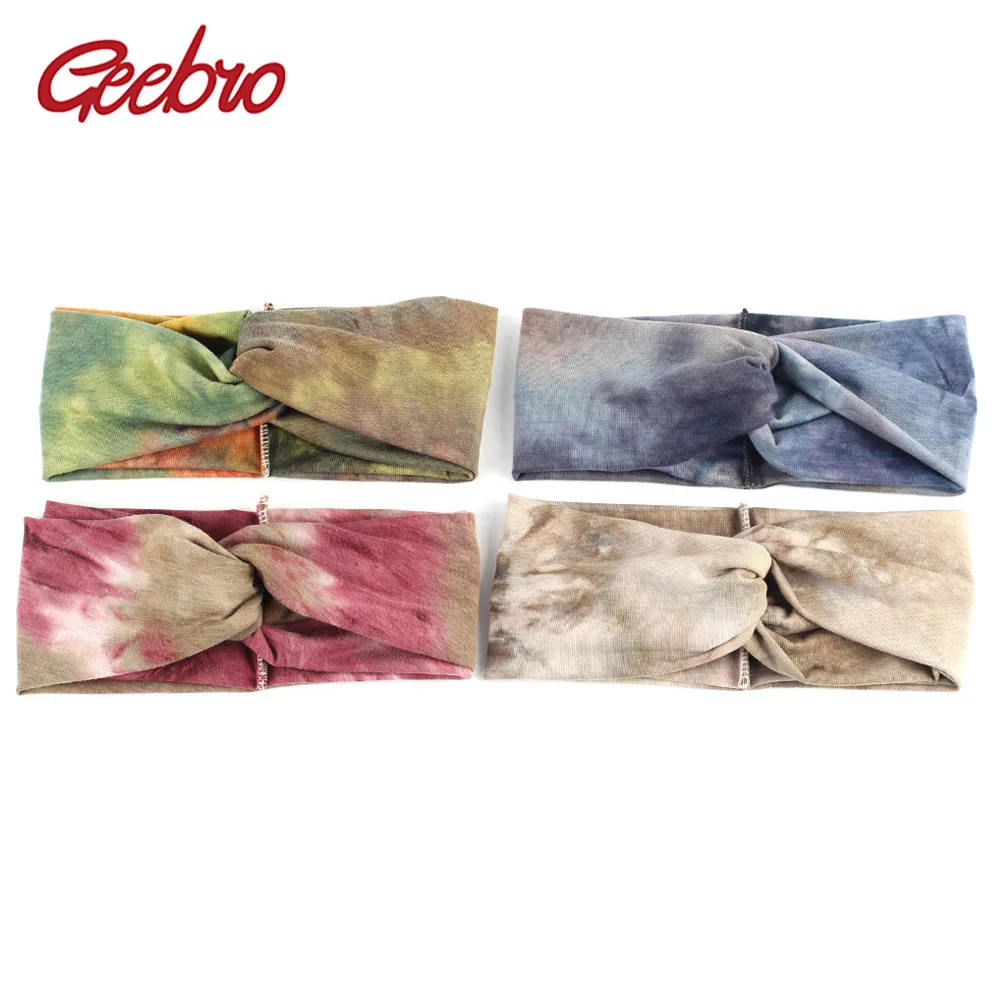 Geebro Women's Headband Autumn Cotton Cross Knot Tie Dye Printing Hair Headband for Girls bandeau cheveux Femme Head Band DQ585
Geebro Women's Headband Autumn Cotton Cross Knot Tie Dye Printing Hair Headband for Girls bandeau cheveux Femme Head Band DQ585
