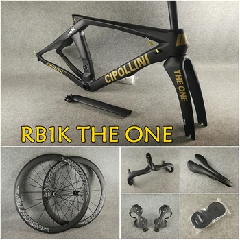 Gold logo Black 3K MCipollini RB1K THE ONE carbon frames Handlebar Saddle Bottle cages 50mm carbon wheelset Novatec A271 hubs
Gold logo Black 3K MCipollini RB1K THE ONE carbon frames Handlebar Saddle Bottle cages 50mm carbon wheelset Novatec A271 hubs