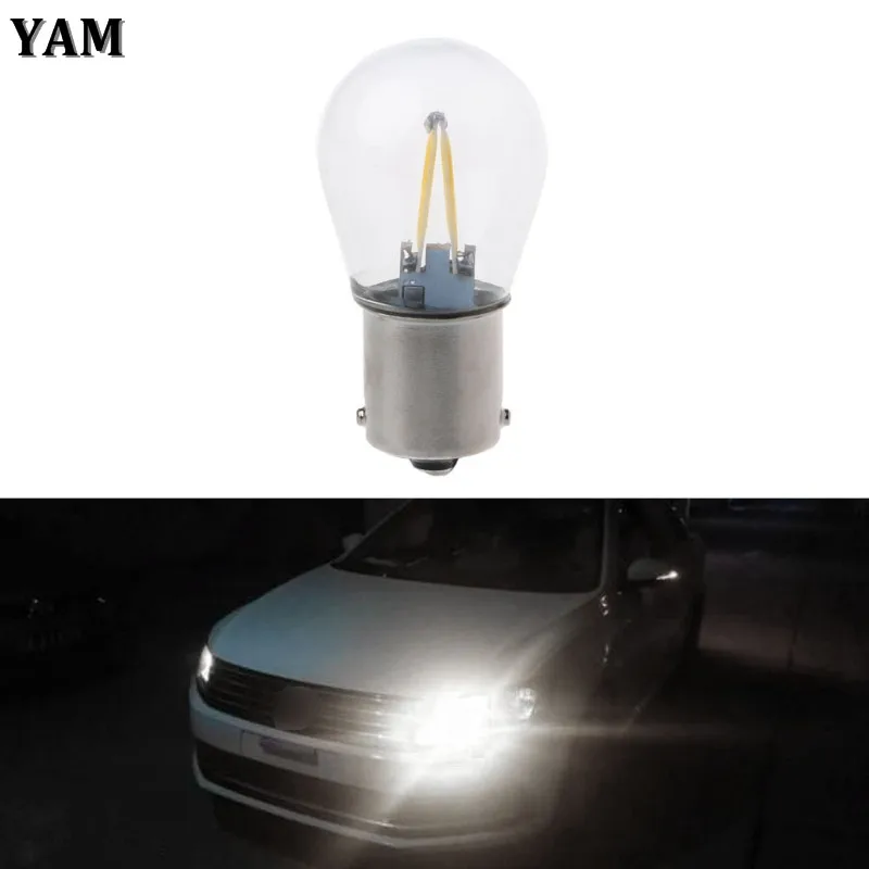 DC12V 1156 P21W Ba15s Lamp LED COB Light DRL 12V Reverse Yellow/White Turn Signal 2018
DC12V 1156 P21W Ba15s Lamp LED COB Light DRL 12V Reverse Yellow/White Turn Signal 2018