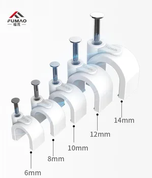 FUMAO 30/32mm Circle cable wire wall hanging screw clips cable Clips for usb print line, network cable, 1 inch tube White
FUMAO 30/32mm Circle cable wire wall hanging screw clips cable Clips for usb print line, network cable, 1 inch tube White