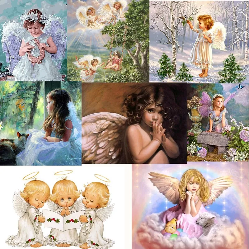 Angel Girl 5d Diy Diamond Painting Cross Stitch Diamond Embroidery Picture Landscape Wall Sticker Full round resin drill decor
Angel Girl 5d Diy Diamond Painting Cross Stitch Diamond Embroidery Picture Landscape Wall Sticker Full round resin drill decor
