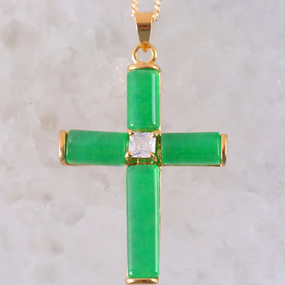 Free Shipping New New without tags Fashion Jewelry 26x38MM Cross Natural Green Jad Pendant with Chain 18inches RK289
Free Shipping New New without tags Fashion Jewelry 26x38MM Cross Natural Green Jad Pendant with Chain 18inches RK289