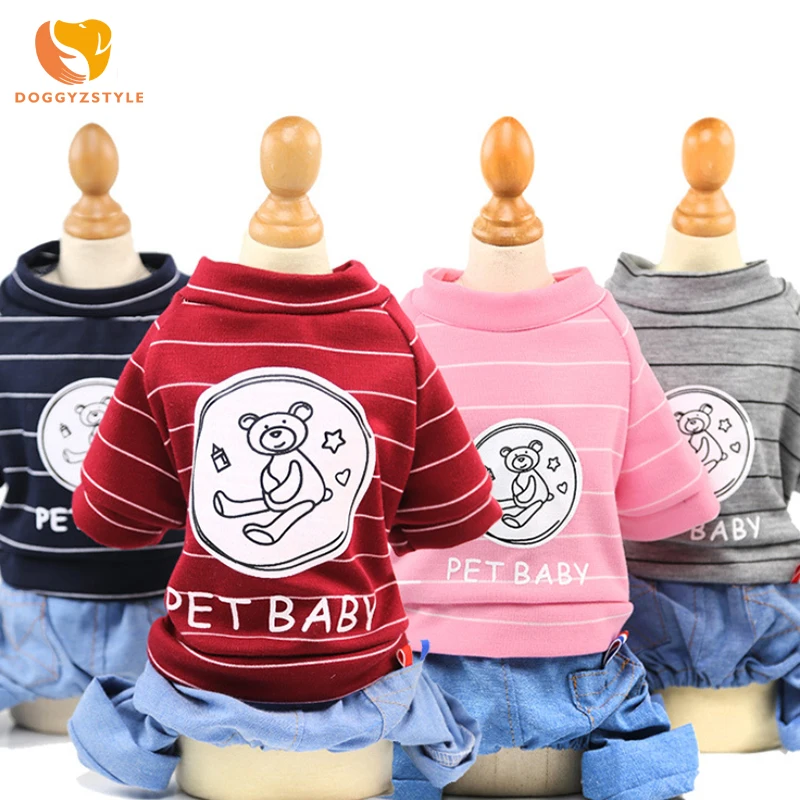 Pet Dog Cat Clothes Cute Bottle Baby Bear Stripe Print Pet Clothes Dog Comfortable Pajamas Puppy Dogs Jumpsuits DOGGYZSTYLE
Pet Dog Cat Clothes Cute Bottle Baby Bear Stripe Print Pet Clothes Dog Comfortable Pajamas Puppy Dogs Jumpsuits DOGGYZSTYLE