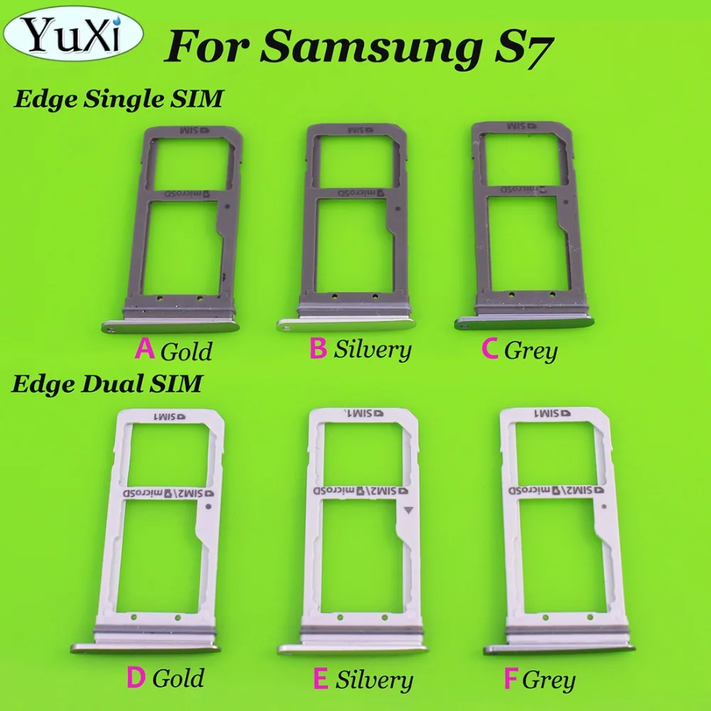 YuXi Sim Card Tray For Samsung For Galaxy S7 edge G935 G935F G935A Single / Dual Signal / Dual Sim Card Reader Holder Slot Tray
YuXi Sim Card Tray For Samsung For Galaxy S7 edge G935 G935F G935A Single / Dual Signal / Dual Sim Card Reader Holder Slot Tray
