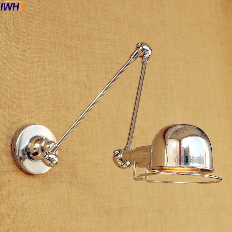 IWHD Silver Adjustable Swing Long Arm LED Wall Light Fixtures RH Indoor Lighting Modern Wall Lamp Sconce Lampara Pared
IWHD Silver Adjustable Swing Long Arm LED Wall Light Fixtures RH Indoor Lighting Modern Wall Lamp Sconce Lampara Pared