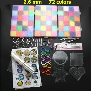 72 Colors 39000pcs EVA 2.6mm Mini Hama Beads Set DIY