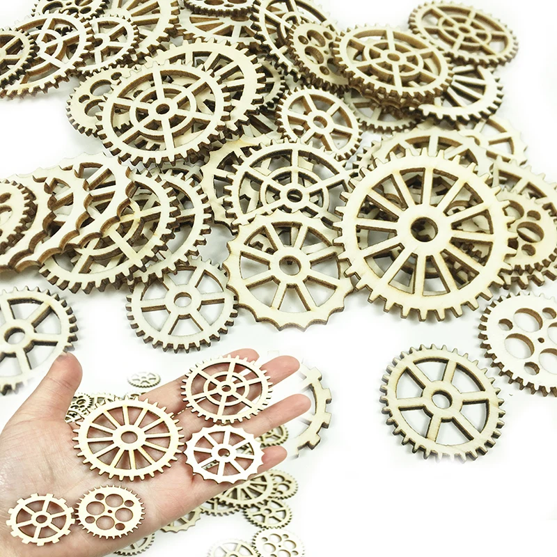 25/50/100pcs Round gear Wooden Hanging Tags Christmas Tree Ornament Steampunk style DIY Engraving Crafts Wedding party Decor
25/50/100pcs Round gear Wooden Hanging Tags Christmas Tree Ornament Steampunk style DIY Engraving Crafts Wedding party Decor