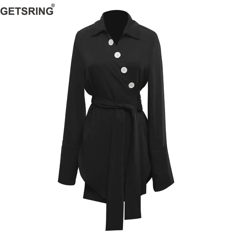 GETSRING Woman Dresses Irregular Lace Stitching V-Neck Bandage Chiffon Dress Women Irregular Black Chiffon Dress 2019 New Sexy
GETSRING Woman Dresses Irregular Lace Stitching V-Neck Bandage Chiffon Dress Women Irregular Black Chiffon Dress 2019 New Sexy