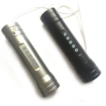 Outdoor Waterproof Bike Cycling Camping Rechargable LED Flashlight Torch MP3 Music Player FM TF Loudly Voice Sport Speaker
Outdoor Waterproof Bike Cycling Camping Rechargable LED Flashlight Torch MP3 Music Player FM TF Loudly Voice Sport Speaker