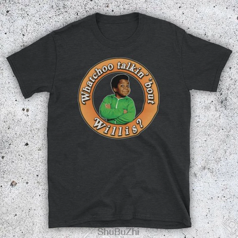 Inspired By Diffrent Strokes Whatchoo Talkin Bout Willis Gary Coleman American 80's TV Sitcom Unofficial Men T-Shirt cotton tees
Inspired By Diffrent Strokes Whatchoo Talkin Bout Willis Gary Coleman American 80's TV Sitcom Unofficial Men T-Shirt cotton tees