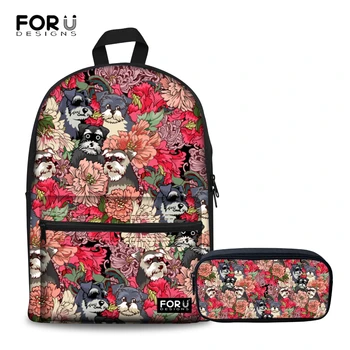 FORUDESIGNS Schnauzer 3D Printing Women Backpack Laptop Rucksack Female Bagpack Flower for Teenage Girls Student Bookbag Daypack
FORUDESIGNS Schnauzer 3D Printing Women Backpack Laptop Rucksack Female Bagpack Flower for Teenage Girls Student Bookbag Daypack
