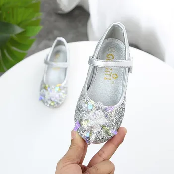 Girls Shoes New Spring Autumn Cartoon Princess Elsa Shoes Fashion Party Glitter Children High Heel Girls Shoes Cosplay EU 26-34
Girls Shoes New Spring Autumn Cartoon Princess Elsa Shoes Fashion Party Glitter Children High Heel Girls Shoes Cosplay EU 26-34