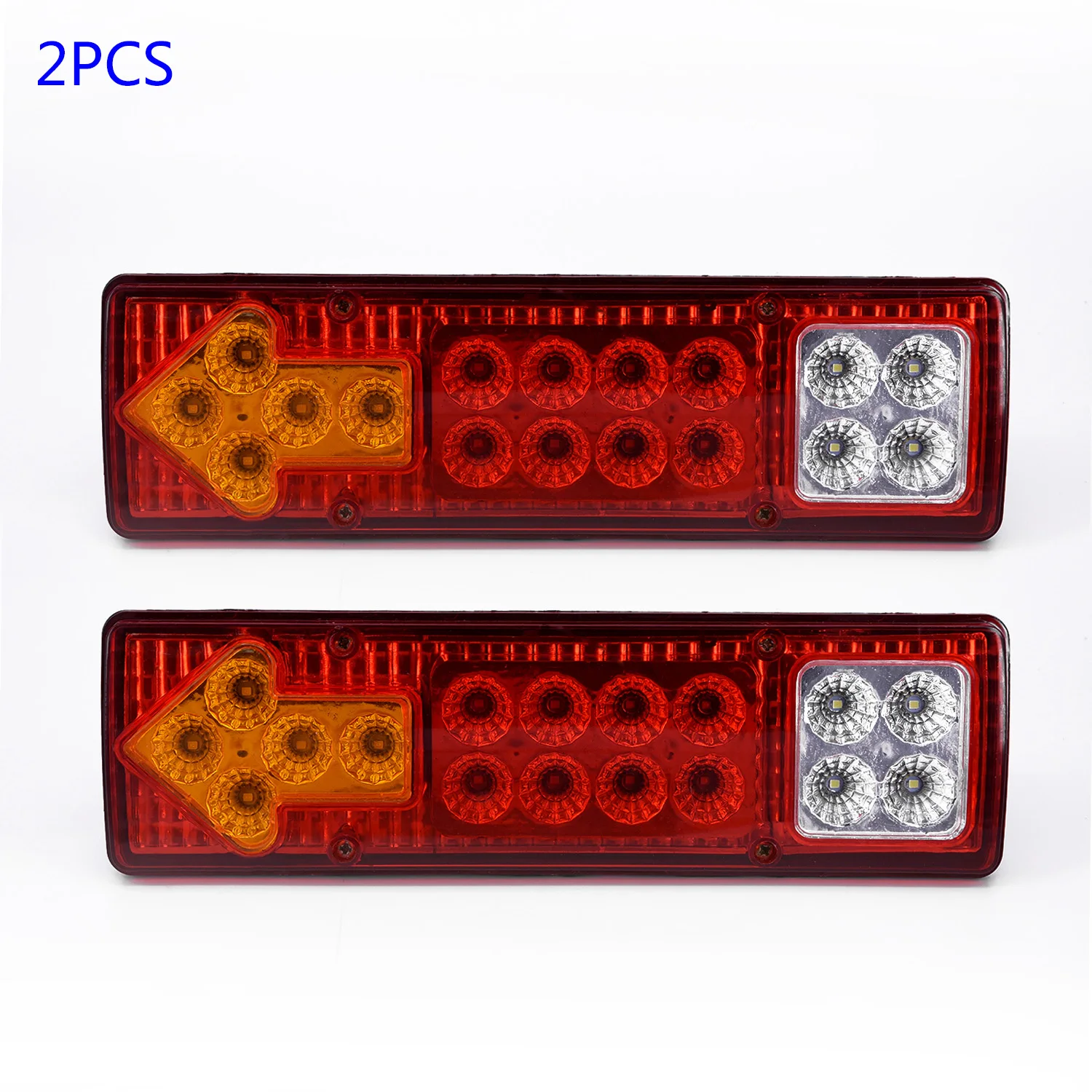 2PCS 12V LED REAR TAIL LIGHTS LAMP 5 FUNCTION TRAILER CARAVAN TRUCK LORRY 19 LED
2PCS 12V LED REAR TAIL LIGHTS LAMP 5 FUNCTION TRAILER CARAVAN TRUCK LORRY 19 LED