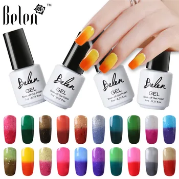 Belen 7ML Thermal Temperature Change Color Nail Gel Polish Soak Off UV Chameleon Gel Polish Led Nail Polish Gel Lacquer
Belen 7ML Thermal Temperature Change Color Nail Gel Polish Soak Off UV Chameleon Gel Polish Led Nail Polish Gel Lacquer