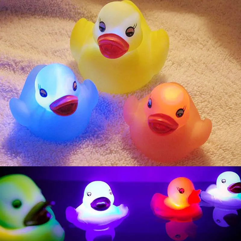 Kawaii Rubber Duck Light Cute Children Baby BathToys Float Water Swimming Play Mini Educational For Kids Random Color 1PC
Kawaii Rubber Duck Light Cute Children Baby BathToys Float Water Swimming Play Mini Educational For Kids Random Color 1PC