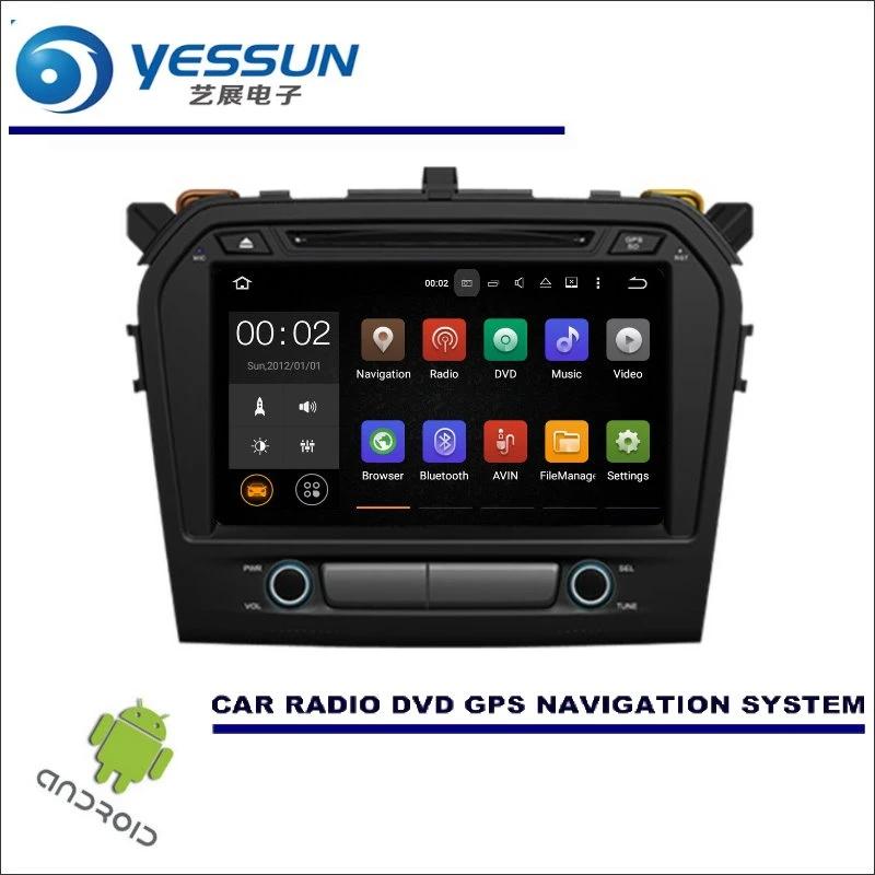 YESSUN Car Multimedia Navigation For Suzuki Grand Vitara 2015~2017 CD DVD GPS Player Navi Radio Stereo HD Screen Wince / Android 
YESSUN Car Multimedia Navigation For Suzuki Grand Vitara 2015~2017 CD DVD GPS Player Navi Radio Stereo HD Screen Wince / Android