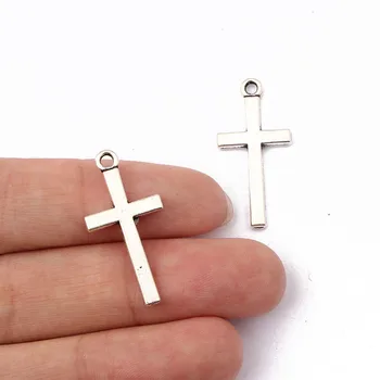 50pcs Religious Holy Cross Charms Pendants For Jewellery Craft Making 27*13mm
50pcs Religious Holy Cross Charms Pendants For Jewellery Craft Making 27*13mm