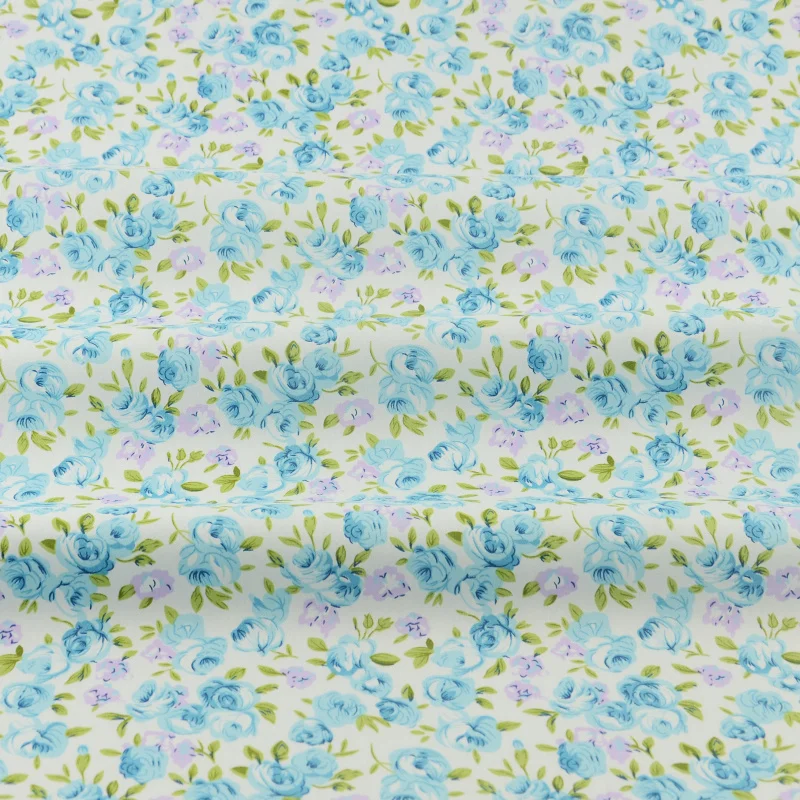 Booksew материал для шитья светильник-голубая саржа DIY Tecido лоскутное шитье 100%
