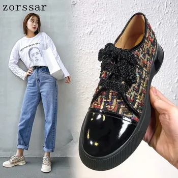 2019 Spring Women Flats Shoes Platform Sneakers Shoes Genuine Leather Casual lady shoes lace up flats heel creepers moccasins
2019 Spring Women Flats Shoes Platform Sneakers Shoes Genuine Leather Casual lady shoes lace up flats heel creepers moccasins