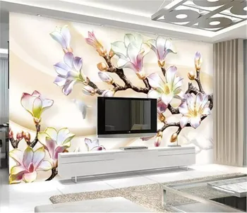 Custom Any Size Mural Wallpaper Three-Dimensional Color Carved Magnolia Home Decor Living Room Wall Covering
Custom Any Size Mural Wallpaper Three-Dimensional Color Carved Magnolia Home Decor Living Room Wall Covering