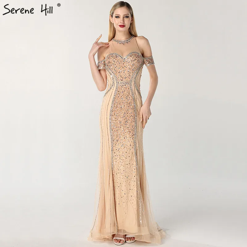 Luxury Sexy Gold Diamond Mermaid Evening Dresses Sleeveless Sparkly Mermaid Evening Gown 2019 Real Photo LA60797
Luxury Sexy Gold Diamond Mermaid Evening Dresses Sleeveless Sparkly Mermaid Evening Gown 2019 Real Photo LA60797