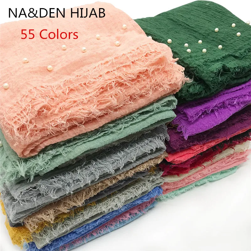 NEW 55 Colors Solid Pearls Spring Summer print hijab Hot sale plain solid color scarf scarves fashion Muslim headband popular
NEW 55 Colors Solid Pearls Spring Summer print hijab Hot sale plain solid color scarf scarves fashion Muslim headband popular