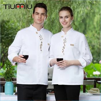 Winter Autumn Men Women Single Breasted Embroidery Floral Chef Jackets Long Sleeve Bakery Kitchen Cooking Wear Uniforms & Aprons
Winter Autumn Men Women Single Breasted Embroidery Floral Chef Jackets Long Sleeve Bakery Kitchen Cooking Wear Uniforms & Aprons