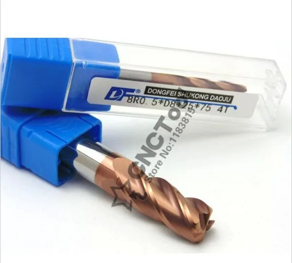 1PCS 4R1.0~6R1.0*75L Titanium yellow 4 flutes Cemented Carbide Corner Radius endmill CNC router bit milling cutter tool
1PCS 4R1.0~6R1.0*75L Titanium yellow 4 flutes Cemented Carbide Corner Radius endmill CNC router bit milling cutter tool