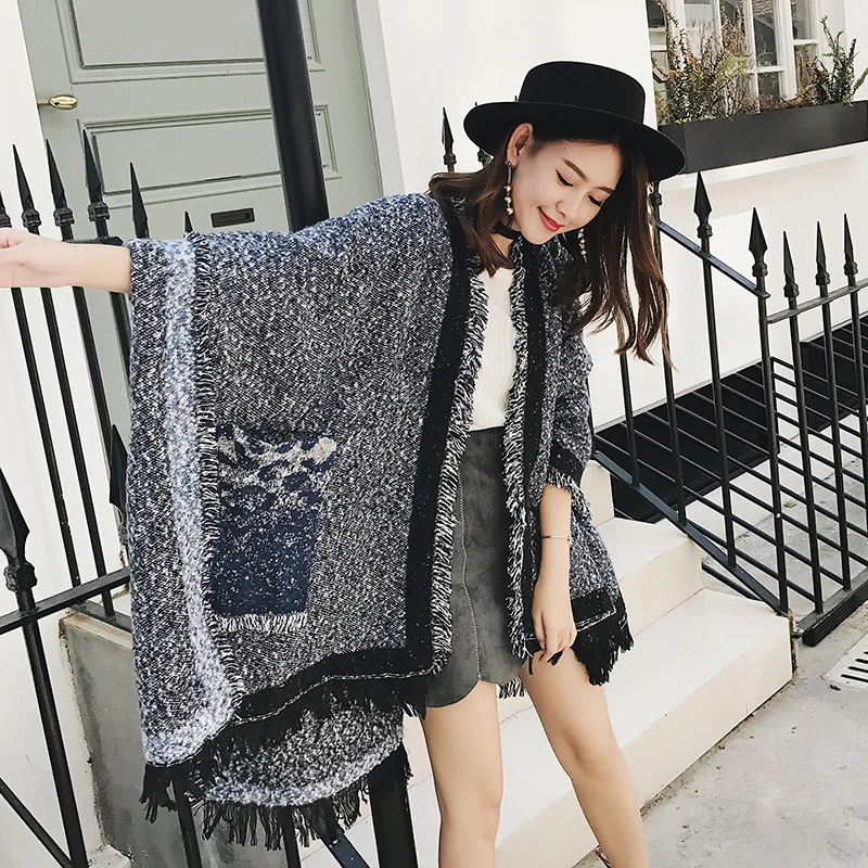 Imitate Cashmere Ponchos Women fashion Leopard Print Shawl Wrap Wnter thicken warm pashmina oversize blanket scarf travel cape
Imitate Cashmere Ponchos Women fashion Leopard Print Shawl Wrap Wnter thicken warm pashmina oversize blanket scarf travel cape