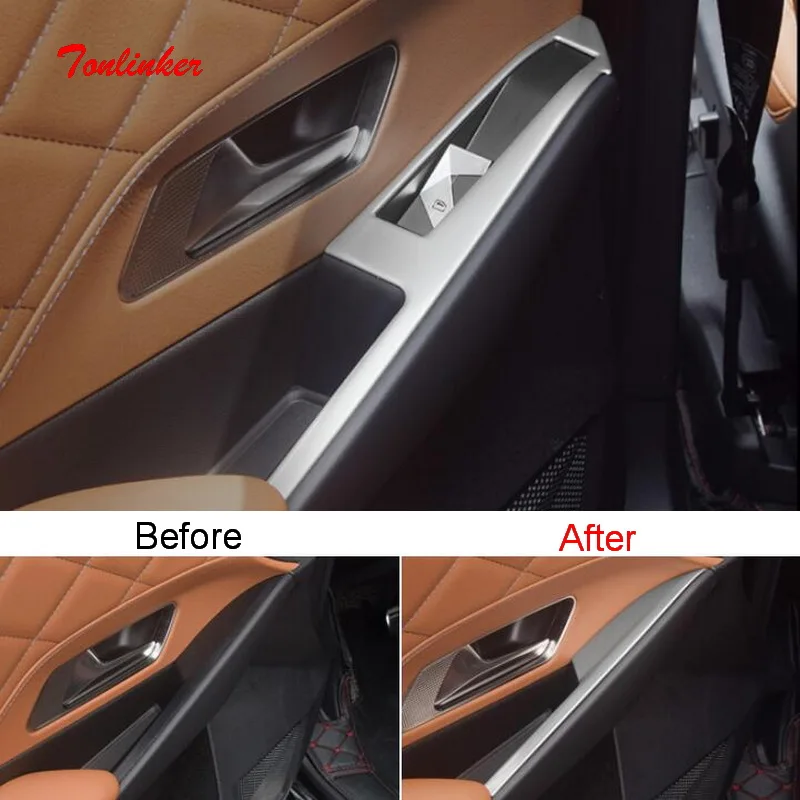 Tonlinker 4 PCS Windows Control Panel Cover sticker for CITROEN DEESSE DS7 2018-19 Car Styling Stainless steel Cover Stickers
Tonlinker 4 PCS Windows Control Panel Cover sticker for CITROEN DEESSE DS7 2018-19 Car Styling Stainless steel Cover Stickers