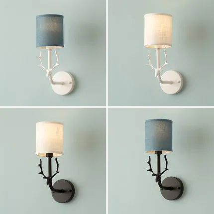 Nordic simple bedroom bedside background wall living room study room aisle children's deer head wall lamp
Nordic simple bedroom bedside background wall living room study room aisle children's deer head wall lamp