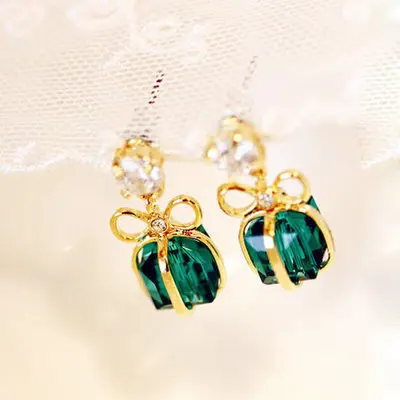 Фото Fashion jewelry clip on Earrings ear false green for female women non pierced | Украшения и аксессуары