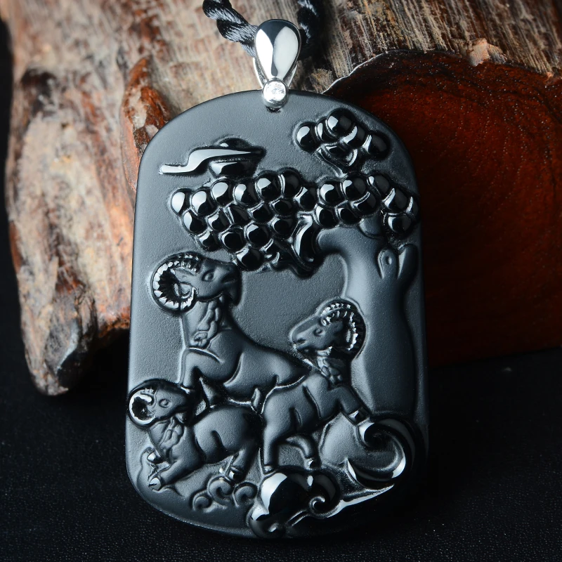 PUHOLY/ belwide jewelry Wujin natural Obsidian Pendant Necklace The spring comes in full form. counter
PUHOLY/ belwide jewelry Wujin natural Obsidian Pendant Necklace The spring comes in full form. counter